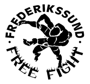 Frederikssund Free Fight, kampsport Logo sort